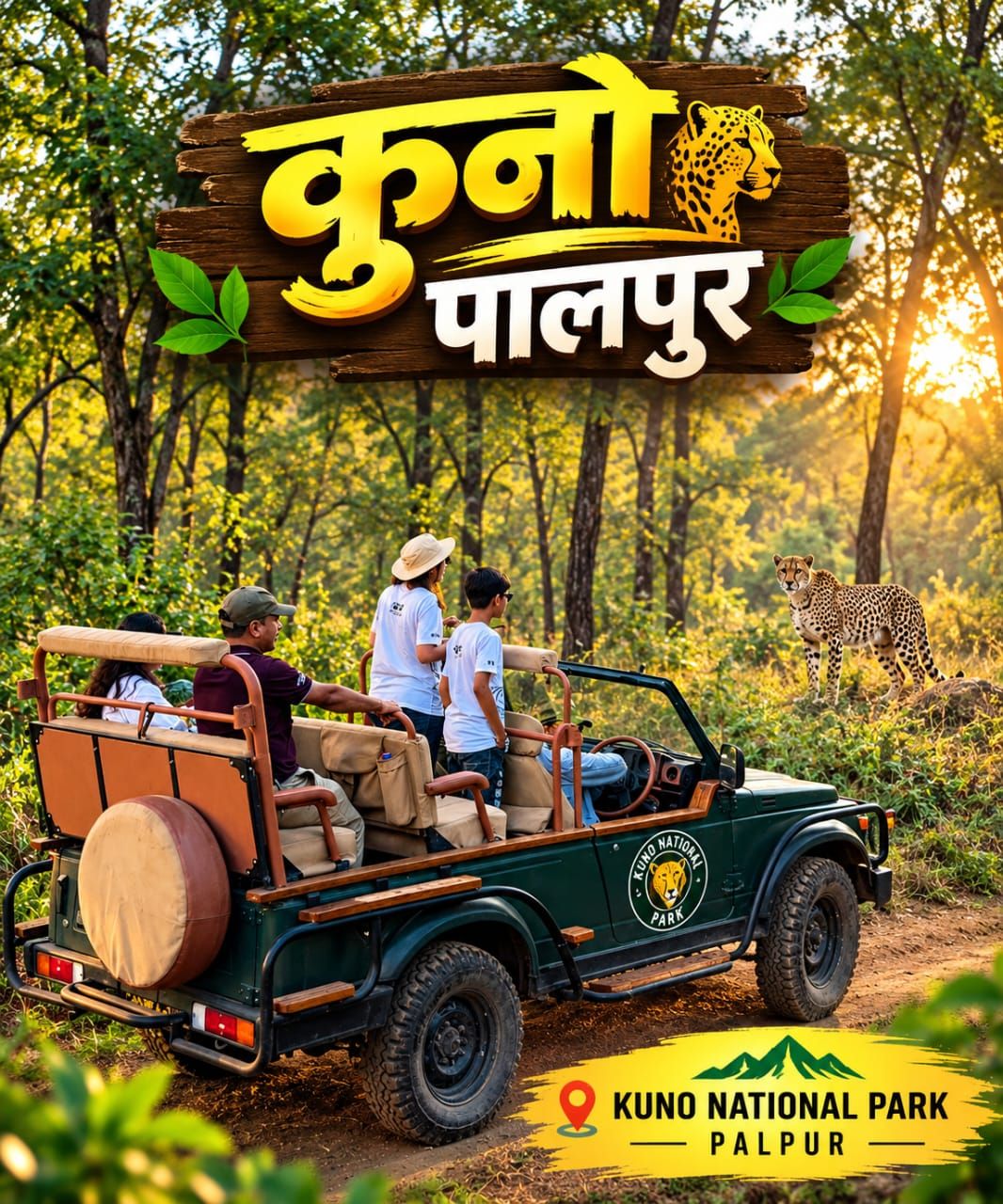 Guests From Mumbai Visited Kuno National Park Sheopur